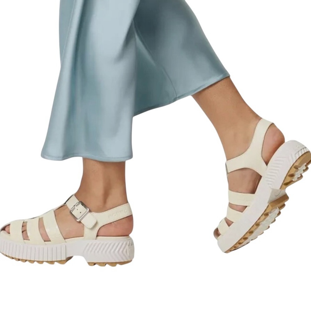 Sorel Ivory Platform Strappy Sandals